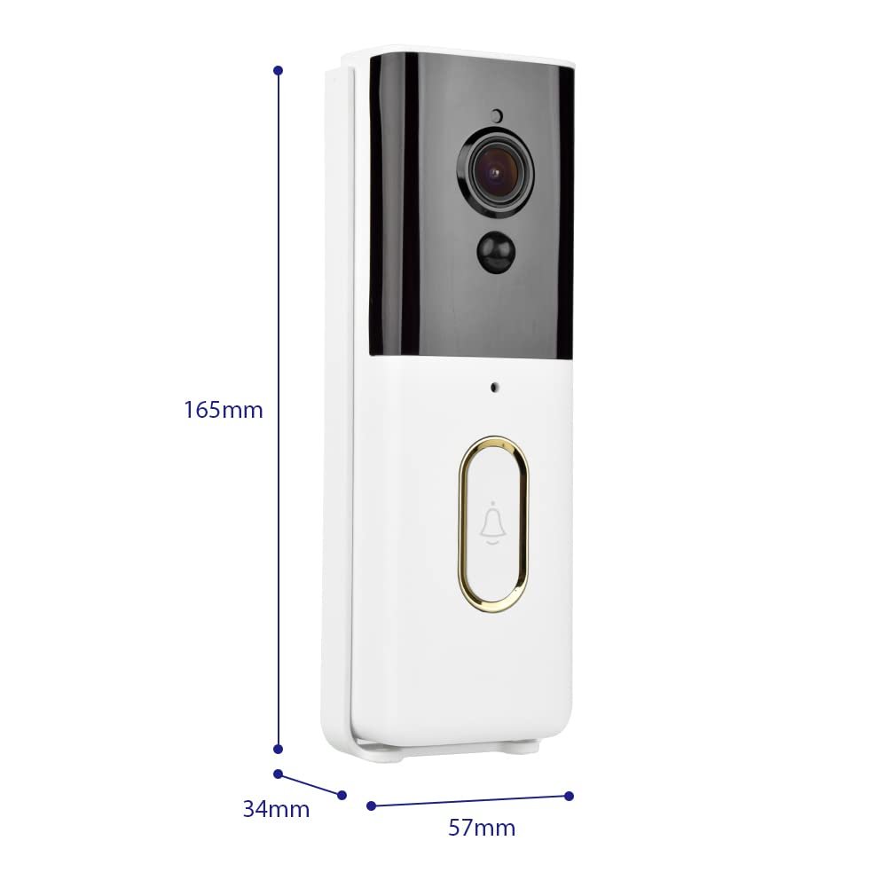 ROCKTECH Ultra-Wide Angle Smart Video Doorbell with Two Way Talk, 1080p Full HD Video, PIR Detection,Night Vision and WiFi Connectivity - Image 6