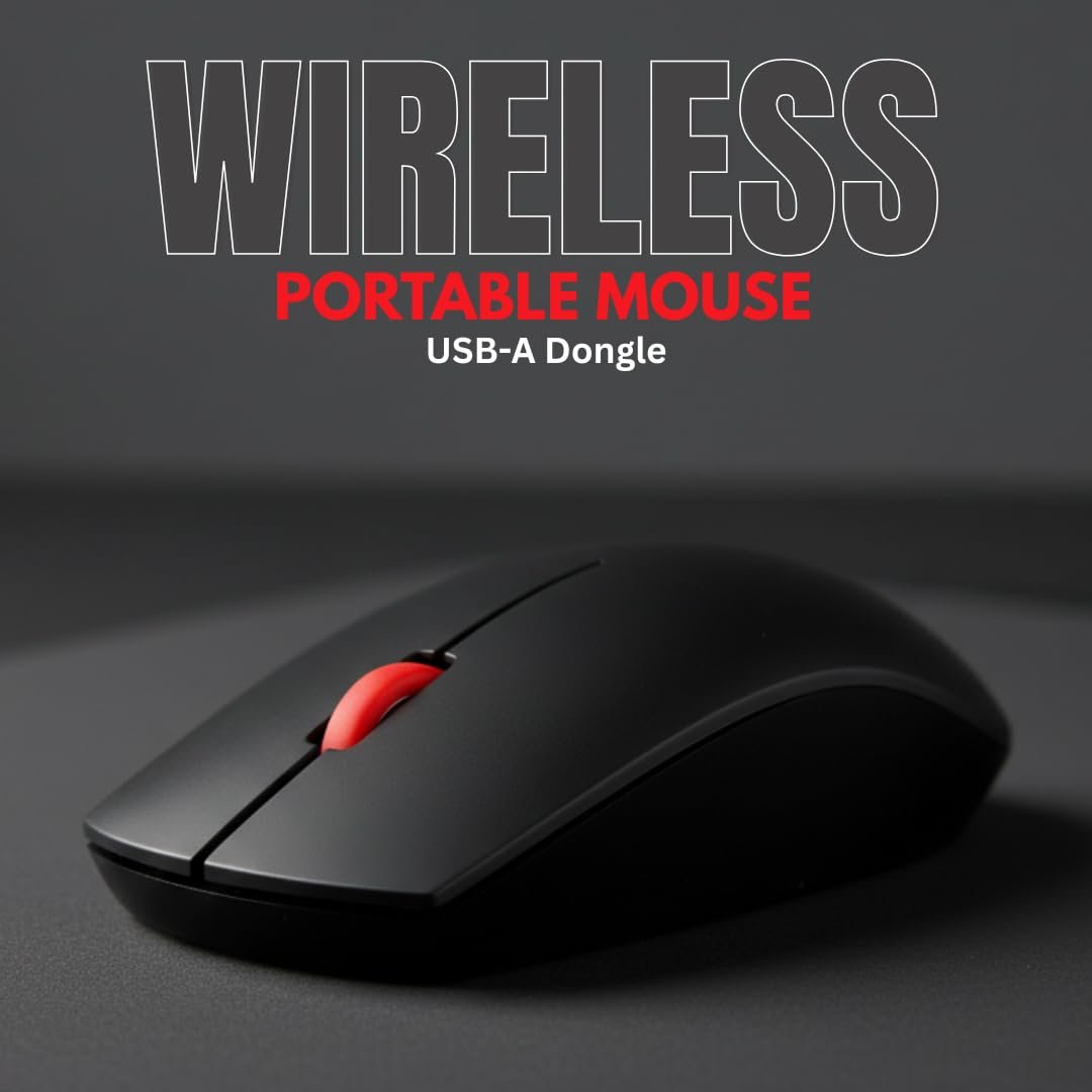 LAZYwindow® 2.4GHz Wireless Optical Mouse, 1600 DPI, USB Receiver - Image 3