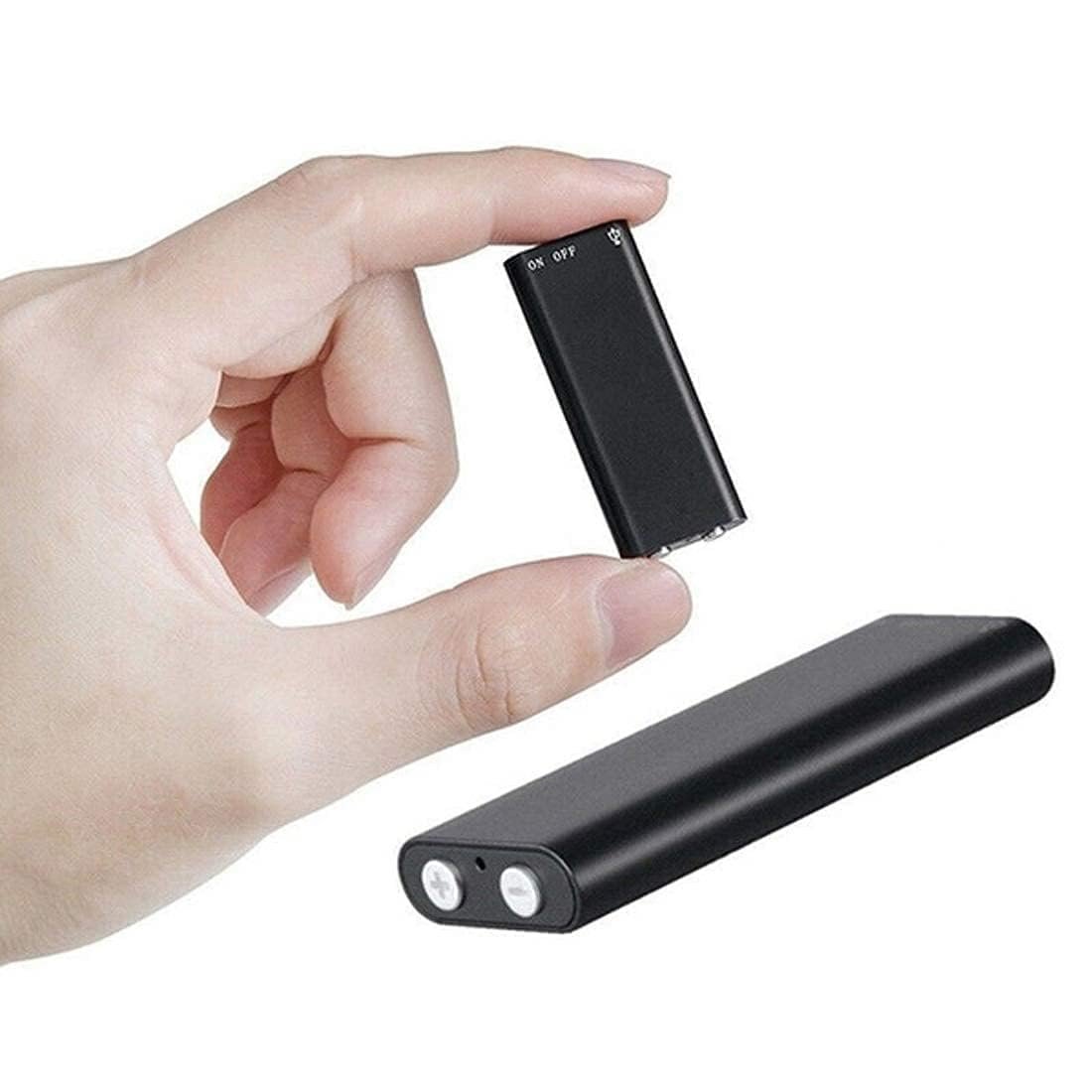 DDLC Digital Voice Mp3 Recorder 8GB Inbuilt Memory Small Size Audio Recording Device Clear Voice Sound Recording Upto 10 Feet, Up to 12 Hours Working Time - Black (8gb)