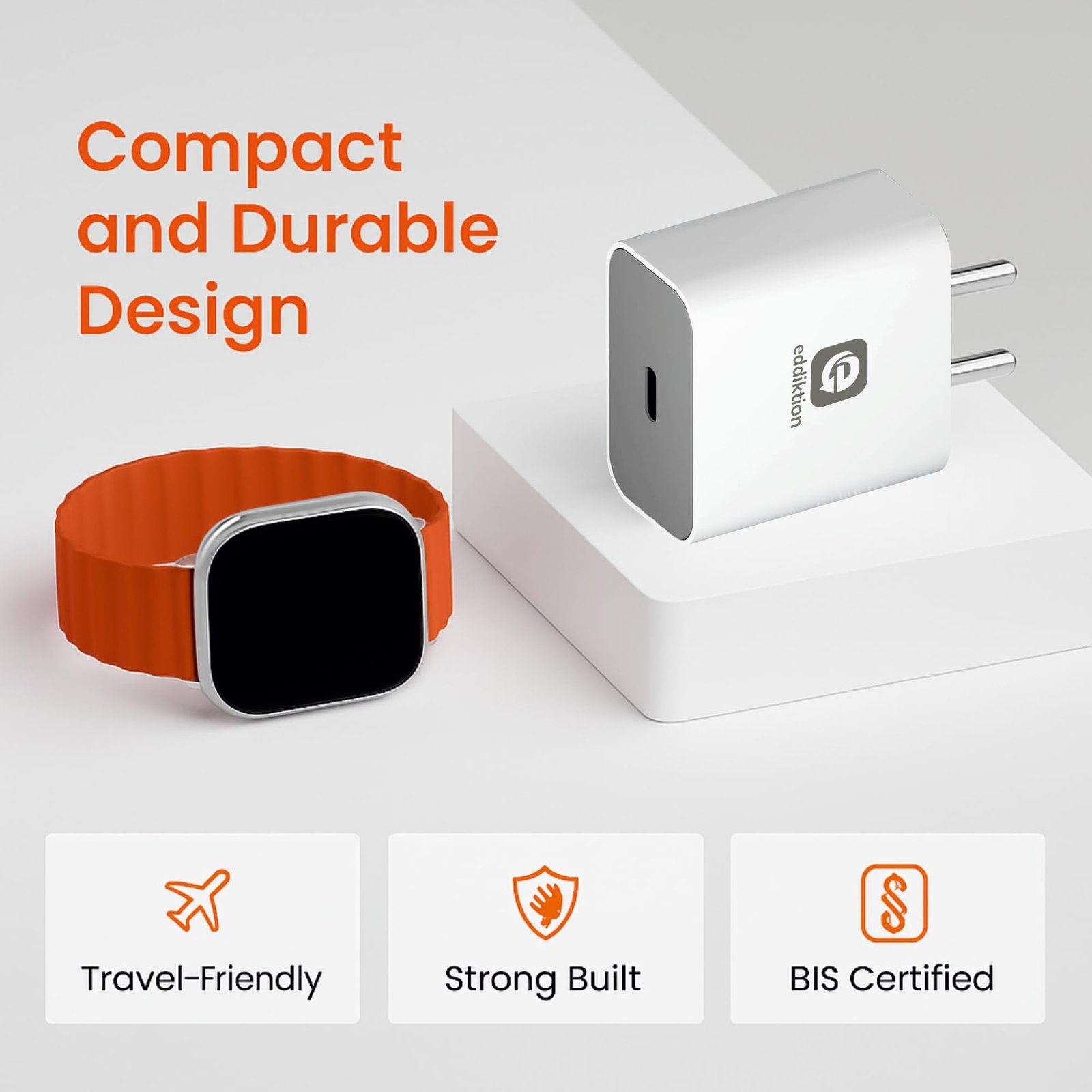 Original iPhone Charger 20W PD Type C I BIS Certified Safe Charging | Type C to C Cable | for iPhone 17/17 Air/17 Pro/17 Pro Max,16/16 Plus/Pro/Pro Max,15/14/13/12/11 | PD 3.0 Fast Charging Adaptor - Image 6