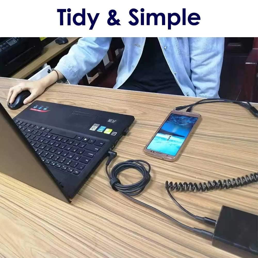 Wefly 4.5 * 3.0mm to Type-C Laptop Fast Charging with PD Chip Power Adapter for H/P - Image 4