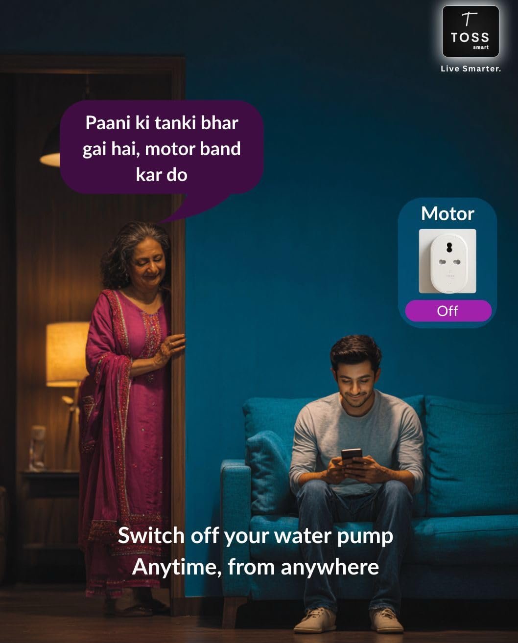 Toss Smart WiFi Plug 16A with Energy Monitoring | Voice Control – Alexa & Google Assistant Compatible | Smart Socket for AC, Geyser, Water Pump, Heater & Heavy Appliances - Remote App Control - Image 7