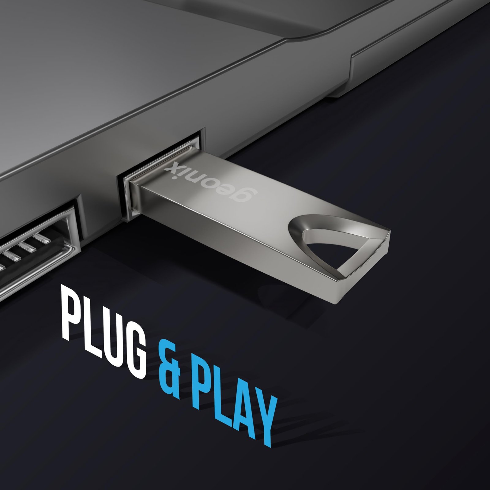 Geonix Pendrive I Silver I USB 2.0 I Keyring Design I Lightweight I Variant 8GB I 5 Years Warranty - Image 6
