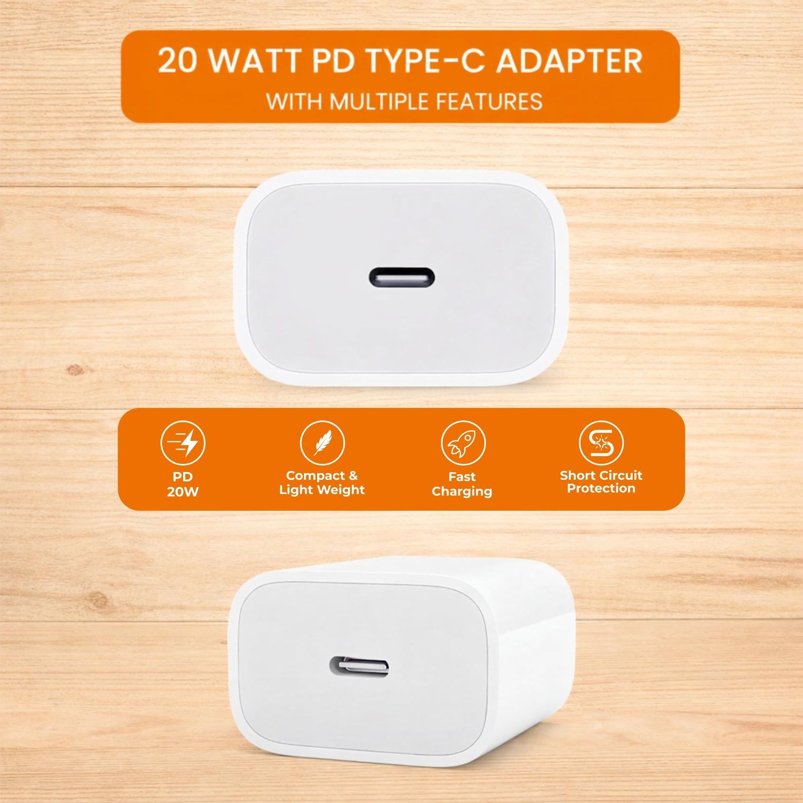 Original iPhone Charger 20W PD Type C I BIS Certified Safe Charging | Type C to C Cable | for iPhone 17/17 Air/17 Pro/17 Pro Max,16/16 Plus/Pro/Pro Max,15/14/13/12/11 | PD 3.0 Fast Charging Adaptor - Image 3