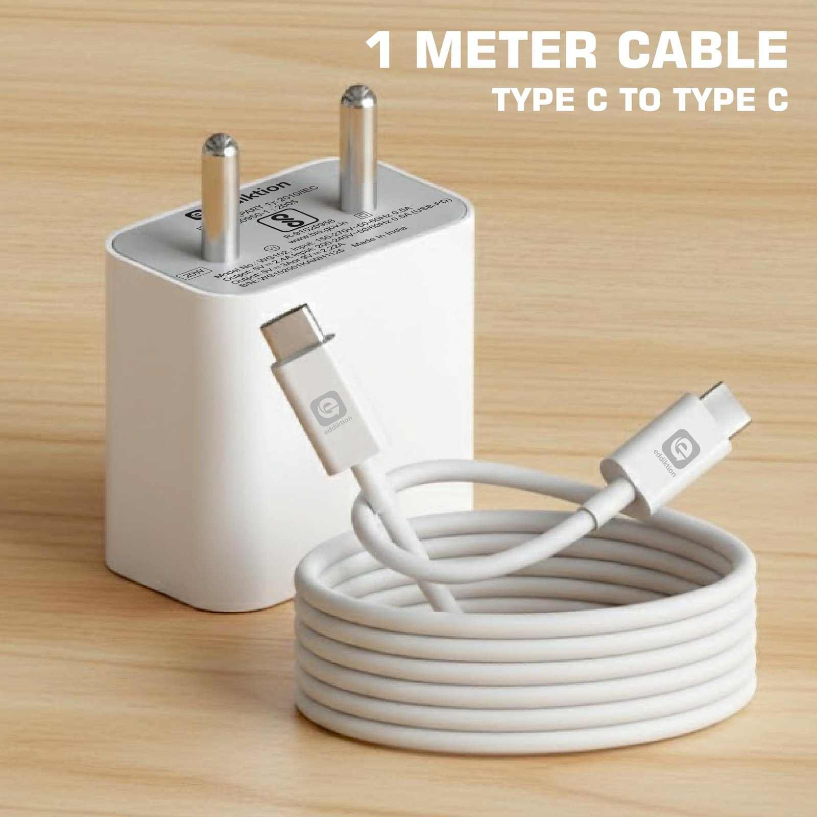 Original iPhone Charger 20W PD Type C I BIS Certified Safe Charging | Type C to C Cable | for iPhone 17/17 Air/17 Pro/17 Pro Max,16/16 Plus/Pro/Pro Max,15/14/13/12/11 | PD 3.0 Fast Charging Adaptor - Image 4