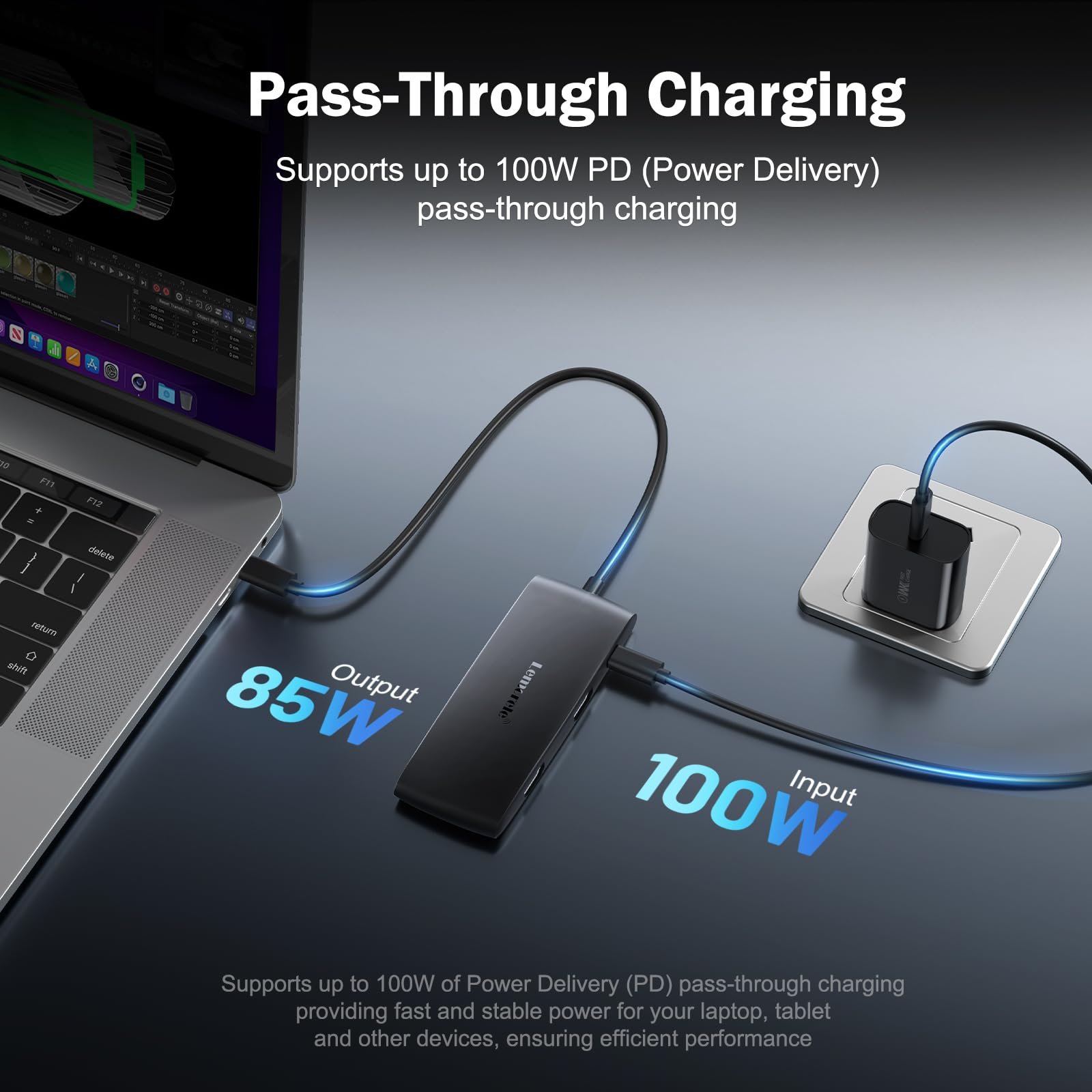 Lemorele USB C Hub Docking Station 7-in-1, Dual HDMI 4K 60Hz Display Adapter for MacBook Pro/Air, Dell, HP, Surface & Windows - Image 7