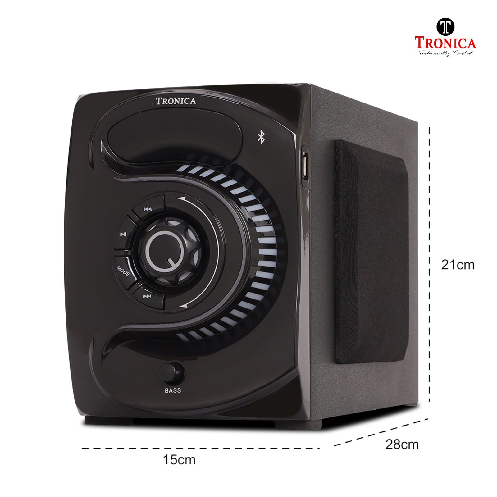 TRONICA 444 Superb 5.1 Bluetooth Home Theater System 45W with FM/PenDrive/Sd Card/Mobile/Aux Support & Remote - Image 8