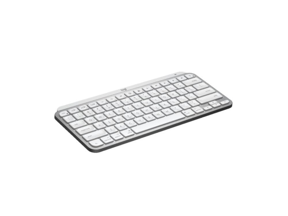 MX Keys Mini for Mac Minimalist Wireless Illuminated Keyboard with Free Adobe Subscription, Compact, Bluetooth, Backlit Keys, USB-C, Tactile Typing, Metal Build-Pale Grey - Image 4