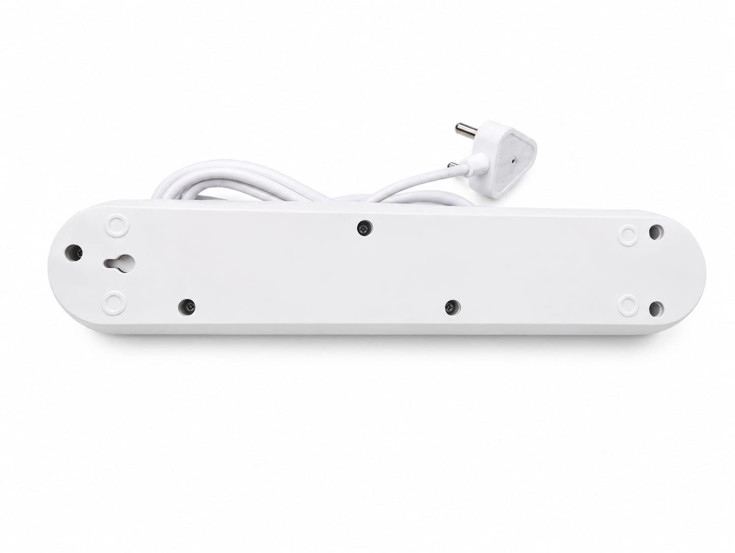 4-Socket Universal Power Strip, with Master Switch, 2M Long Copper Wire, Surge Protector - Image 2