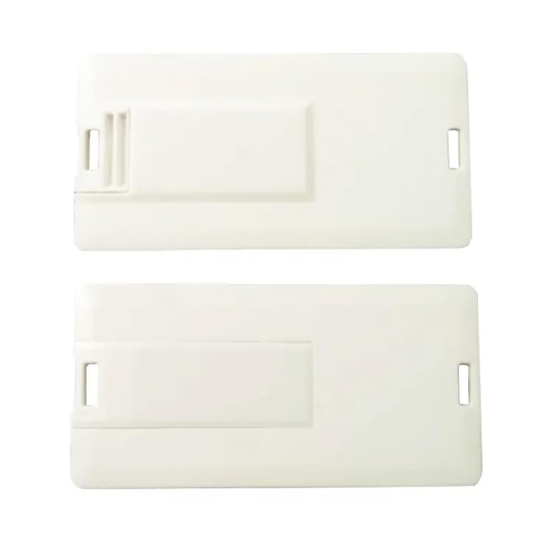 SippyTales~ Mini Credit Card Style USB Flash Drive, White, Slim & Portable Pendrive for Laptop, Desktop, Car | Ultra Thin, Wallet Friendly,|USB 2.0 Storage Device for Office, School, Personal Use 4GB - Image 4