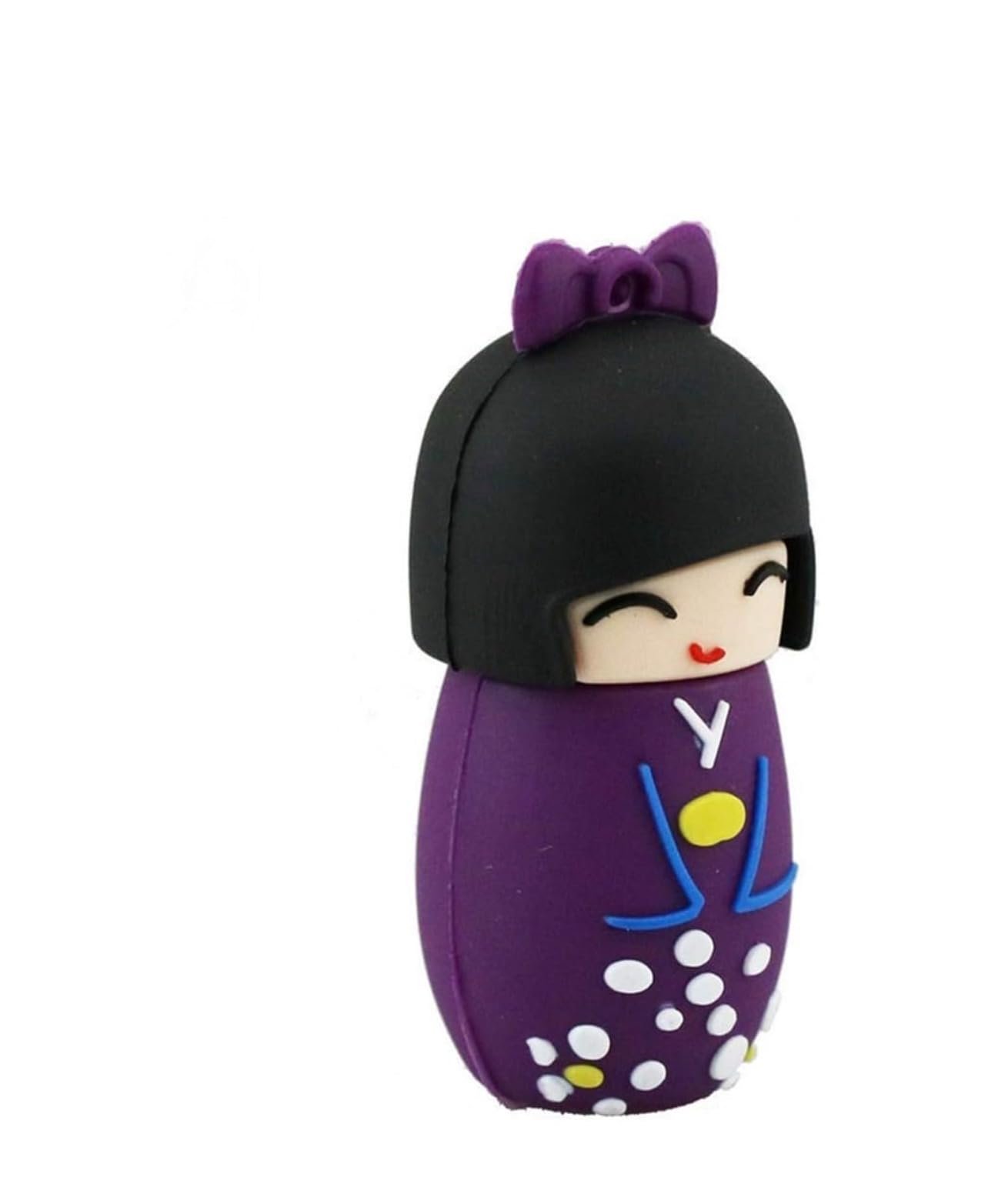 CleverlyGifted® 64GB Purple Japenese Doll USB Flash Drives, 2.0, Gifting Pen Drive, Upto 10Mbps, 1Pc - Image 4