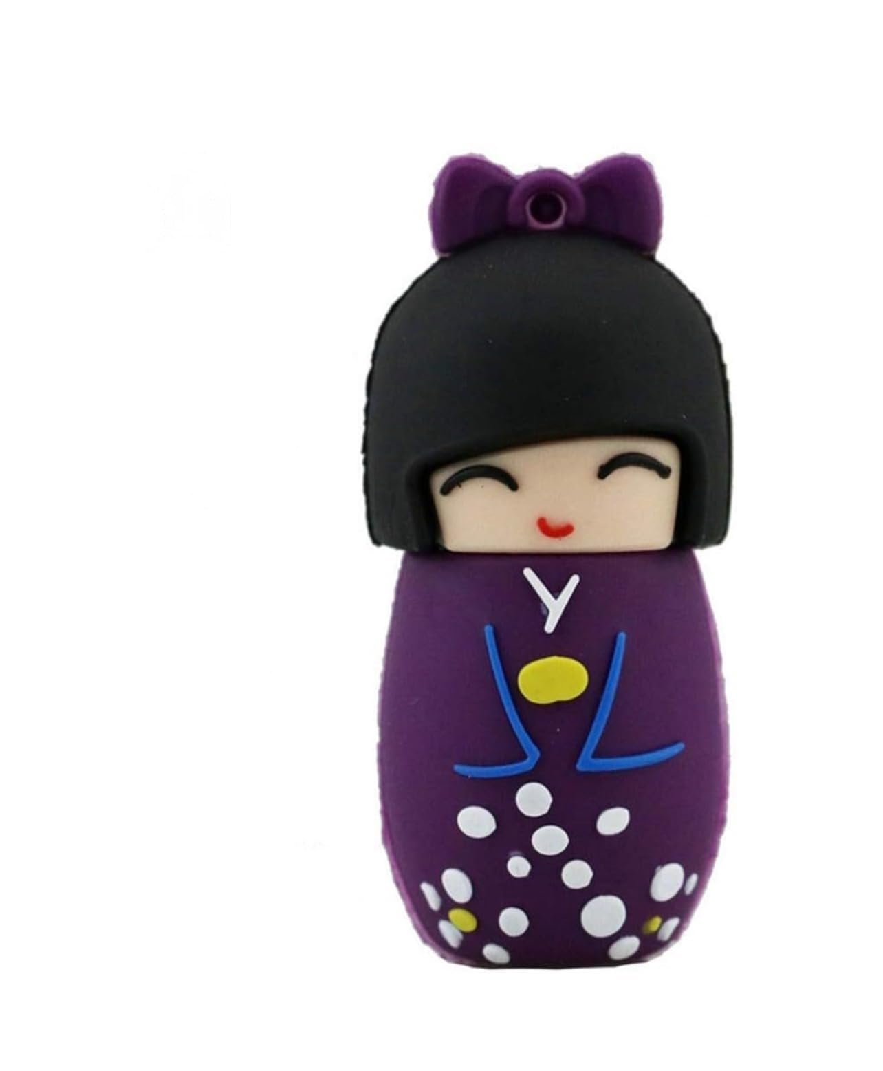 CleverlyGifted® 64GB Purple Japenese Doll USB Flash Drives, 2.0, Gifting Pen Drive, Upto 10Mbps, 1Pc - Image 5