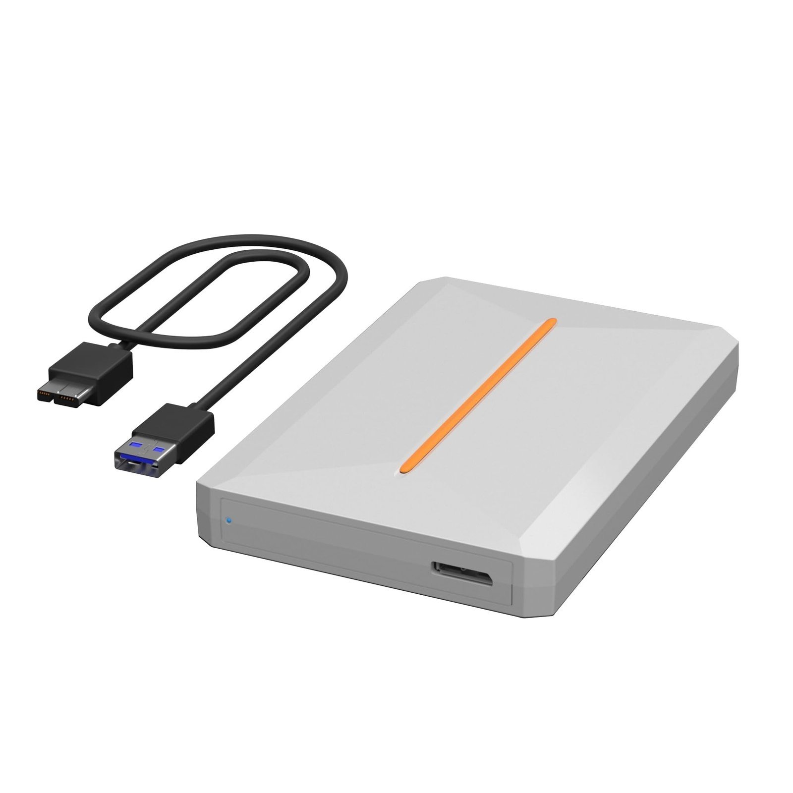 2TB External Solid State Drive High-Speed Slim Portable External Hard Drive Up to 5Gbps USB 3.0 Plug-and-Play Compatible with 2.5-inch SATA HDDs/SSDs - Image 2