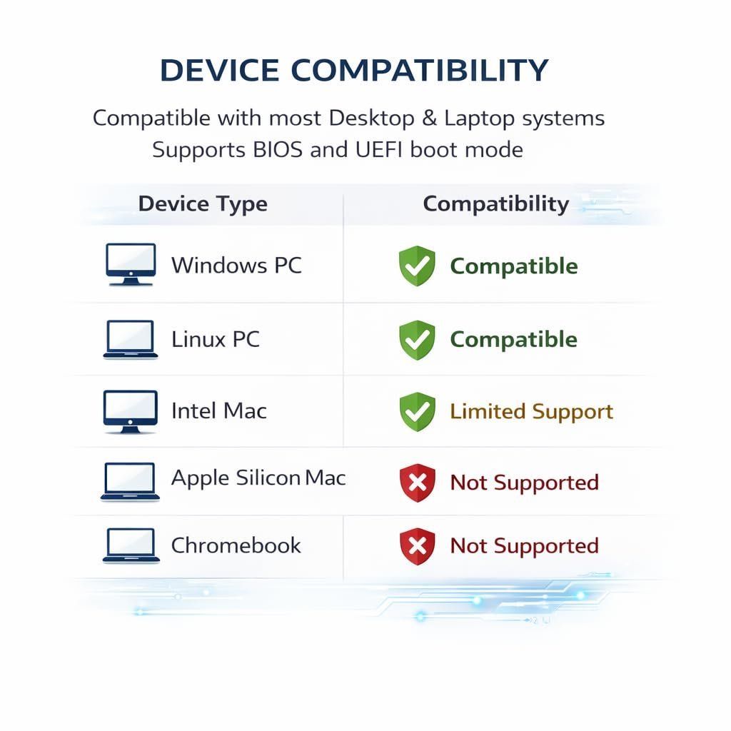 Bootable USB Pendrive for OS Installation | Windows 11 Compatible | System Repair & Recovery Flash Drive for Laptop & Desktop - Image 4