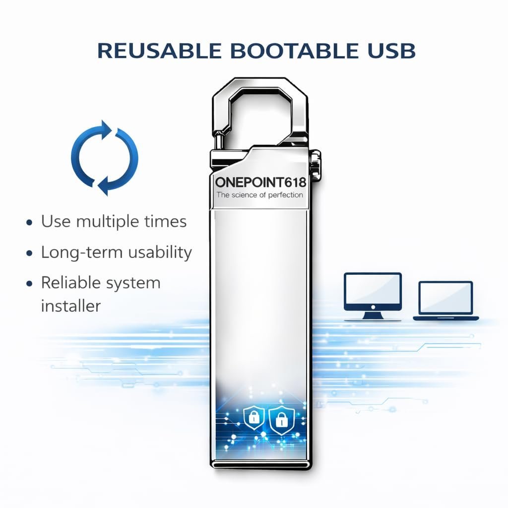 Bootable USB Pendrive for OS Installation | Windows 11 Compatible | System Repair & Recovery Flash Drive for Laptop & Desktop - Image 5