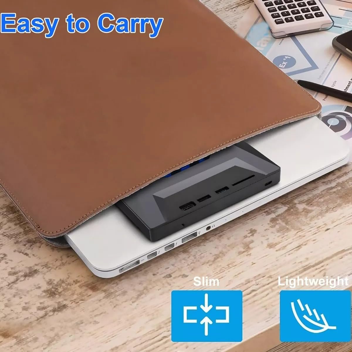 5 in 1 External CD DVD Drive USB 3.0 & Type-C Player Burner Portable +/-RW Disc Reader Writer With SD Card Slot and USB Ports for Laptop, Desktop, PC, Windows, Apple Mac, Computer - Image 7