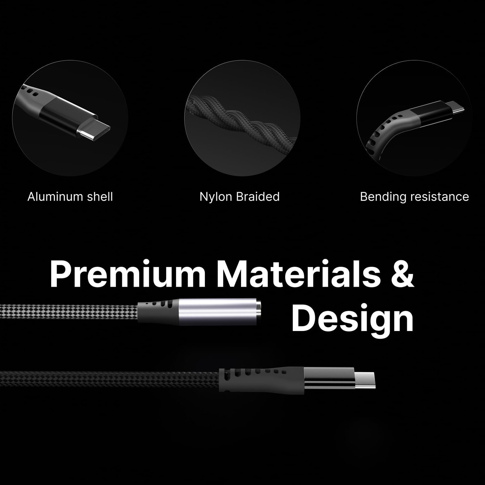 Type C to 3.5mm Audio Jack Adapter | AUX Headphone Converter with DAC - Image 5