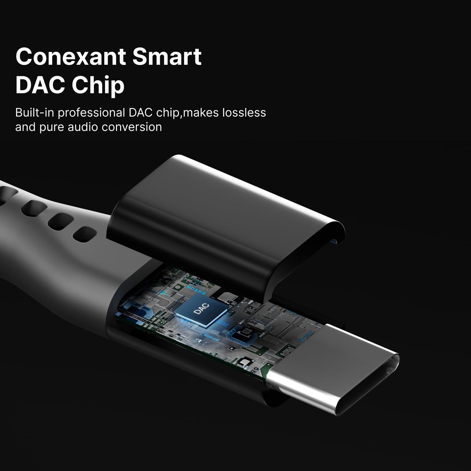 Type C to 3.5mm Audio Jack Adapter | AUX Headphone Converter with DAC - Image 7