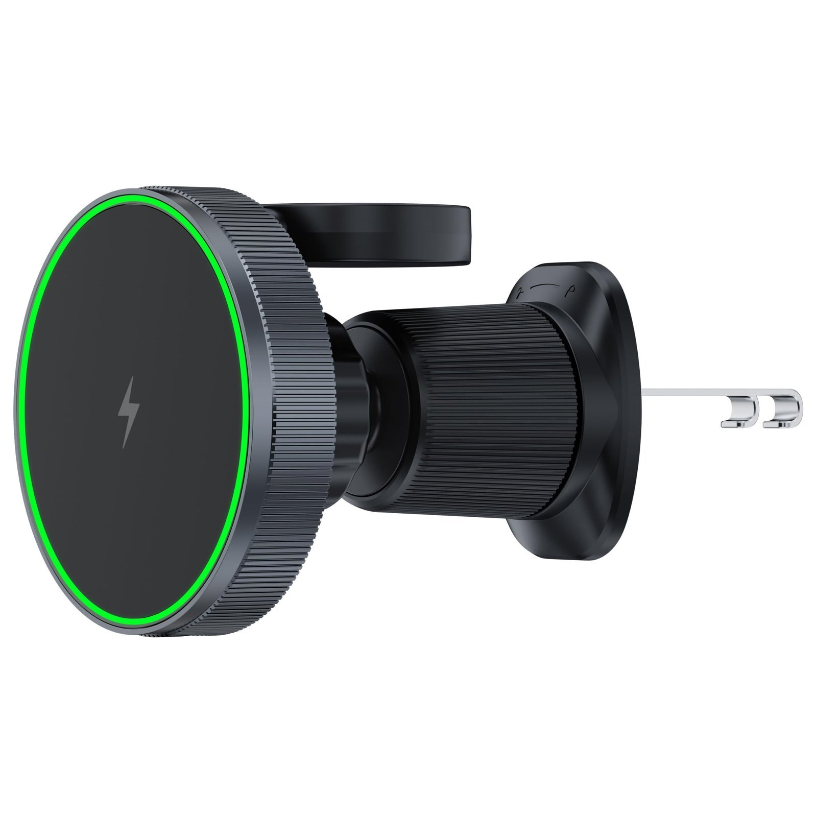 Magnetic Wireless Car Charger Compatible with MagSafe and Qi, 15W