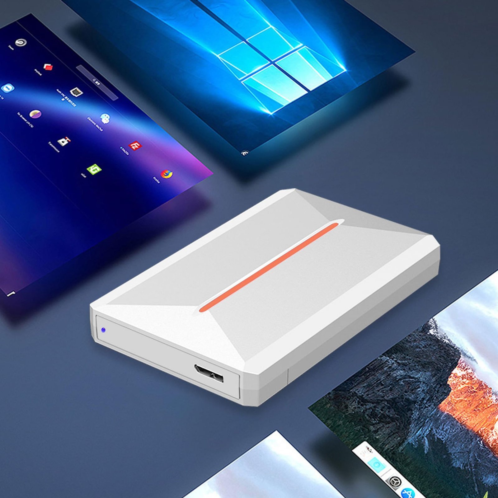 2TB External Solid State Drive High-Speed Slim Portable External Hard Drive Up to 5Gbps USB 3.0 Plug-and-Play Compatible with 2.5-inch SATA HDDs/SSDs - Image 5