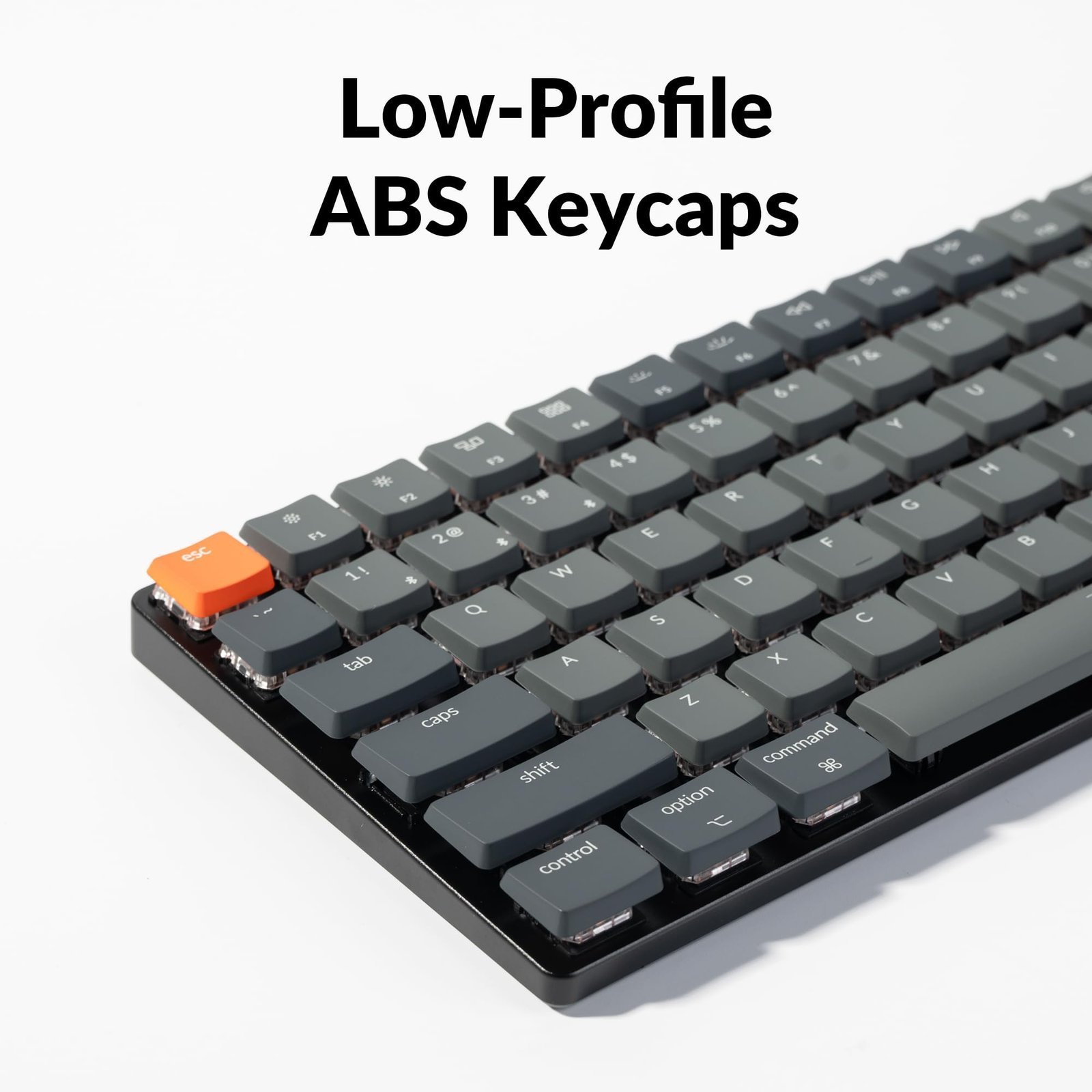 K3 Version 2, 84 Keys Ultra-Slim Wireless Bluetooth/USB Wired Mechanical Keyboard with White LED Backlit, Low-Profile Gateron Mechanical Red Switch Compatible with Mac Windows - Image 8